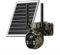 SEHMUA 4G LTE Wildkamera mit SIM Karte, Solar Wildkamera mit Handyübertragung APP, 2K Überwachungskamera Aussen, PTZ 360, PIR Erkennung 2-Wege-Audio IP66 Wasserdicht