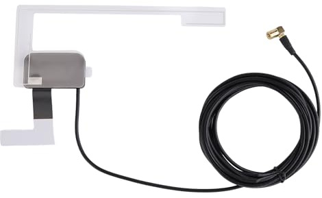 DAB antenn bil DAB självhäftande antenn, bilskivantenn bilradio digital SMB bilradio stereo förstärkt DAB-antenn skivantenn DAB-adapter bilradio antenn