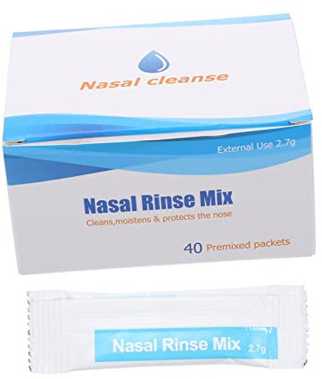 COLLBATH 40 Packungen Kochsalzlösungsbeutel Für Nasenspülung Nasenspülsalzbeutel Nasenspül-mix-packungen