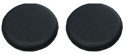 PRATYAHARA 2 Stück Runde Barhockerkissen für 28-33 cm, wasserdichte Barhockerbezüge, Schwarz
