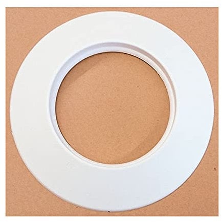 Rose blanche silicone DN 80 mm d. extérieur de 140 mm. granulés de fumée