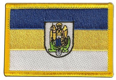 Flaggenfritze Flaggen Aufnäher Deutschland Stadt JENA Fahne Patch + gratis Aufkleber
