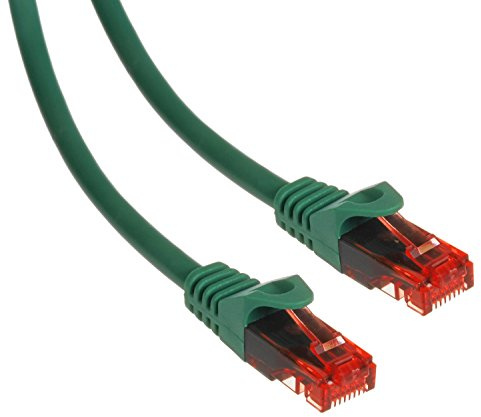 Maclean MCTV-303 G Ethernet Kabel Netzwerkkabel Patchkabel 2x RJ45 UTP cat6 Netzwerk Lan Kabel 10 Gigabit/s (3m, Grün)