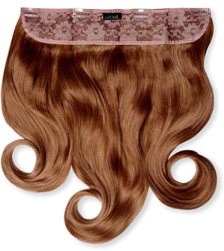 Lullabellz Thick Curly Clip In Hair Extensions 16-Inch Mixed Auburn