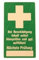 10x Erste Hilfe Siegel Verbandskasten Prüfsiegel Kontrollsiegel 25x45mm selbstklebend made by MBS-SIGNS®
