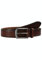 LLOYD-Herren-Voll-Ledergürtel 35 mm perforiert Kanten-Finish 44-MIDBROWN 110