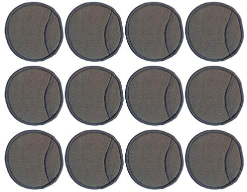 démaquillants réutilisables coton doux en bambou ultra doux lingettes de maquillage de nettoyage du visage 12pcs