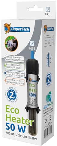 Superfish Aquarium Eco Heizstrahler 50 Watt 0-30 Liter