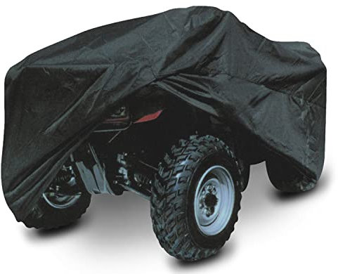Rolektro Quad ATV Abdeckplane XL 250x125x85cm - Fahrzeug Outdoor Abdeckung Abdeckhaube Schutzhülle Cover Plane Schwarz