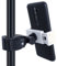 keepdrum PH01 WH Universal Smartphone Weiß Handy Halter für Mikrofon/Kamera-Stative, Fahrrad, E-Scooter,