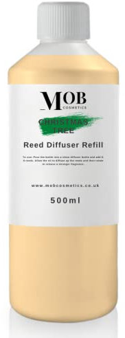 Moments of Bliss Cosmetics 500ml Designer & Fine Fragrance Reed Diffuser Oil Refill - Highly Concentrated - Made to Order! (Christmas Tree)