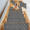 Cliplanyard Carpet Stair Treads, 15pcs Non-slip Rugs with Rubber Backing, 30''X8'' Removable and Machine Washable, Indoor Runner Cover Mat Perfect for Pets Kids Elders (01)