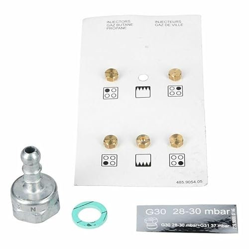 LUTH Premium Profi Parts Kompatibel mit Beko Gasdüsen Set 4431910108 G30 28-30Mbar für Gasherd