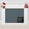 FOSLUOC Fireplace Cover, Fireplace Blanket Stops Cold Air Heat Loss for Winter Summer, Indoor Fireplace Draft Stopper (39 W x 32 H,Gray)