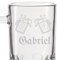 Wanapix | Chope à Bière Personnalisable | Verre Personnalisé avec Nom | Verre Gravé | 500 ml | Santé