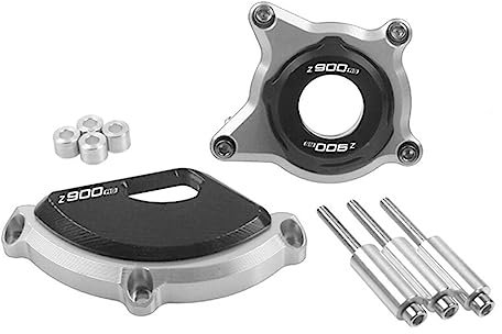 PengHuas Motorrad Rahmen Sturzschutz Für Kawasaki Z900 Z900RS 2017-2023 Motorrad Rahmen Fallschutz Motor Crash Pilz Slider Schieberegler Crash Schutz (Color : Silver-Z900RS), PengHua777
