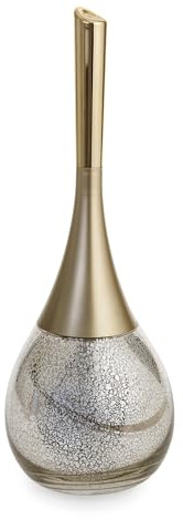 Blue Canyon Sandstorm Toilet Brush & Holder, Brush for Bathroom & Office, Durable Brush Head for Deep Cleaning, Pack of 1, Compact Size, Long Lasting Glass, Elegant Design, Odour Free Holder