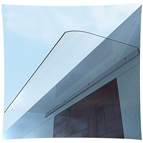 Vordach für die Vordertür, Außenmarkise, Veranda-Vordach, Außenmarkise, Terrassenmarkisen, Milchglas-Vordach für die Tür, Außenmarkise, 40 x 80 cm, 40 x 120 cm, Fenster-Regenschutz