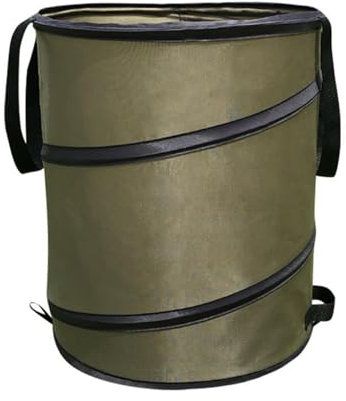 Monozoz Car Bin Collapsi ble Camp Trash Can Pop Up Trash Can, Pop Up Recycle Bin, Reusable Outdoor Trash Garden Yard Trash Bag Foldable Camping Recycling Bin Le af Container For Lawn Garden