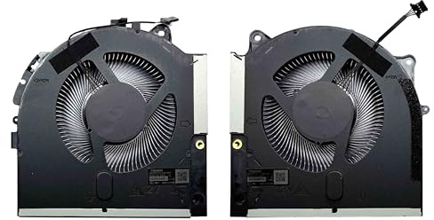 BestParts New Genuine CPU+GPU Cooling fan Replacement for DELL Alienware m17 R5 AMD Laptop, P/N: MG75091V1-C080-S9A MG75091V1-C090-S9A, 12V fan