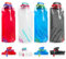 KUMSODE 4 Pezzis 700ML Bottiglia D'acqua Pieghevole, Borraccia Pieghevole Borraccia Morbida Riutilizzabile Pieghevole Bottiglia Flessibile Portatile per Escursionismo, Adventures, Viaggi