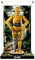 Generisch Acryl-Vitrine für Lego-Modell 75398+75379 Star Wars C-3PO/R2-D2 2-in-1, Bausteinmodell-Display, 35x20x42.5cm, Acrylrahmen