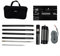 PAC-12 7MHz-50MHz 100W 8- HF Portable Rhortwave GP Antenna, QRP For Ham Radio, Stable and Strong Signal Output(Radio Kit)
