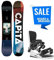 Snowboardset: Capita The DOA Defenders of Awesome Snowboard 159cm Breit & Union STR Bindung Weiß L (43,5 +)