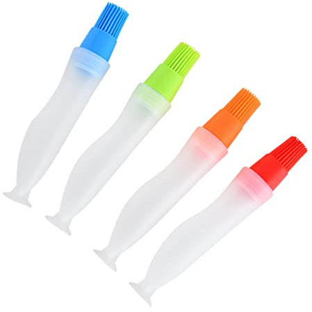 BESPORTBLE Brosse À Huile Pour Bouteille Pour La Maison Ensemble De 4 Pièces Lavable Au Lave-vaisselle Facile À Assembler Et À Démonter Taille Compacte