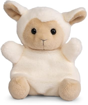 Little Living Nature Snugglies Lamm Plüschtier – Stofftier Geschenk für Kinder und Erwachsene, Kuscheliges Tier Spielzeug, Lamb