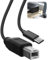 USB C to USB B Printer Cable, Type C to USB Midi Interface Lead Compatible with MacBook Pro Audio Interface Recording Scanner Printer Fax MIDI Keyboard MIDI Controller and More (1M)