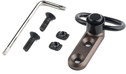 GLECTICAL QD Sling Swivel QD Mount Adapter, Schiene Sling Mount | Für Mlok/Keymod Rail System