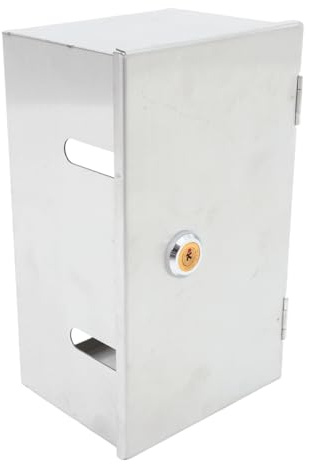 HOMOCONO Steckdosenabdeckung Wetterfeste Abschließbare Schutzbox für Elektrische Steckdosen im Innen und Außenbereich Robuste Sicherheitslösung mit Ansprechendem Design für