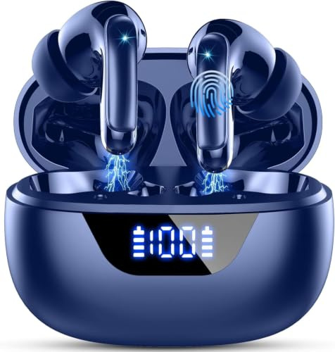 Drsaec Bluetooth Kopfhörer, In Ear Kopfhörer Kabellos Bluetooth 5.4 mit 4 ENC Noise Cancelling Mic, 48 Std Wireless Earbuds Hi-Fi Stereo, IP7 Wasserdicht Ohrhörer für iOS Android
