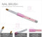 KADS Nail Art Brush Drawing Pen Black Handle Soft Hair Nail Brush Painting Tools Nail Art (6#, Pink)