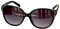 Gil SSC Damen Retro Sonnenbrille Pornobrille mit Strass-Steinen M 37 (Schwarz)
