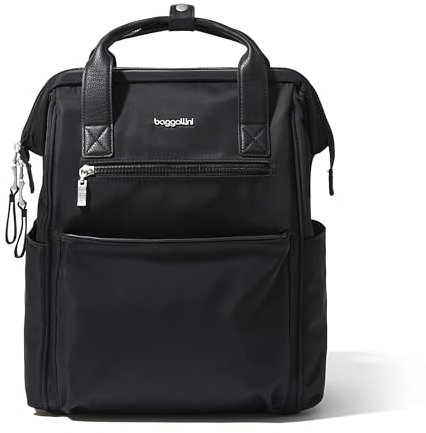 Baggallini Damen Soho Rucksack, schwarz, Einheitsgröße