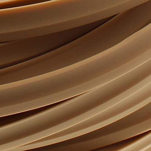 ToniTec Türdichtung Dichtprofil für Holzzargen Zimmertürdichtung 12mm 72m Beige