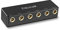 Cubilux Passiv 6.35mm 5-Wege Audio Splitter Aux klinken für Gitarre, Klaviatur, Studio Monitor, 5-Fach 1/4“ Mono/Stereo TS TRS Klinke Splitter Box, 5 Häfen Viertel Zoll Klinkenverteiler