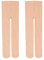 Collants de Ballet Danse pour Enfants et Adultes, Rose Clair et Blanc (2 Paires Beige, Medium)
