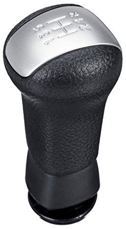Viviance 5 Gang Schaltknauf PU Leder kompatibel mit Nissan Qashqai J10 JJ10 2006-2015 Qashqai +2 I MK1 2006-2013 X-Trail 2007-2015 Juke F15 2010-2019