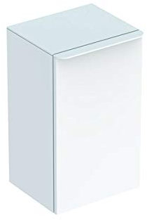 Keramag Geberit Smyle Square Seitenschrank, 500360, 36x60x32,6cm, mit 1 Tür linksöffnend, Farbe: Weiß Hochglanz Lack - 500.360.00.1