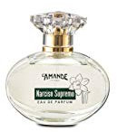 L'AMANDE - Profumo Donna Fresco e Agrumato con Note di Limone, Profumo Donna dai Profumi di Te e Muschio Bianco, Eau de Parfum Sentori Fioriti, Delicati e Naturali - Narciso Supremo 50 ml