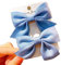 2 Stück Schleifen-Haarspangen, Haarspange Haarschleifen Mädchen, Rutschfeste Krokodil-Haarspangen, Haarschmuck, Mode, Mädchen, Haarschmuck, Frauen, Weihnachten, Hochzeit, Geburtstag (Hellblau)