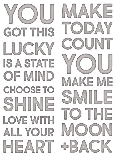 Sizzix Thinlits Die Set 7PK Bold Text #2 by Tim Holtz | 665925 |Chapter 2 2022