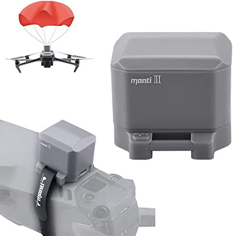VOLOHAS Drohne Fallschirm für DJI Air 3/Air 2s/Mavic Air 2/Air, Sicherheits-Flugsicherheit, automatisches Rettungssystem, intelligente Drohne, Fallschirm, Verlangsamung (Manti 3)