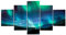 Leinwandbild Modern Art Natürliche Landschaft Deko Bilder auf Leinwand Ölbild für Zuhause, moderne Dekoration, Dekodruck 5 Stück Kein Rahmen 150x80cm