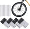 Violotoris Protector Fihead Ger Reflective Tsover para Bicicleta Radios Pieles Moto(Plata)