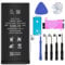 Batt-IPhone 12 Mini Battery Replacement Kit Including Water Proof Sticker, Screwdriver, Suction Cup, Pry Tool - DIY Smartphone Repair, Professional Battery Replacement Accessories (2227 mAh).