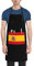 Oudrspo Delantal de la bandera de España ajustable impermeable con bolsillos babero cocina delantales para hombres mujeres chef delantales